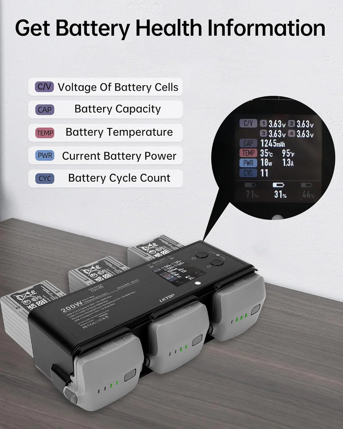200W Multi-Charging Hub - Air 3/S