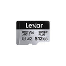 LEXAR Silver Plus microSD Card - 64/128/256GB