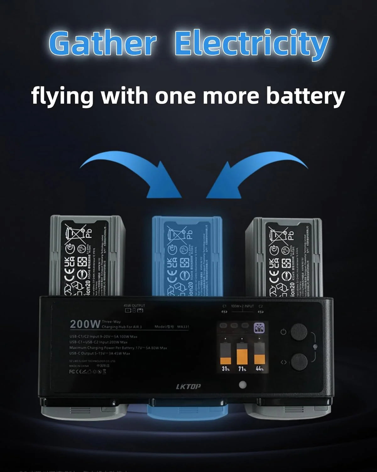 200W Multi-Charging Hub - Air 3/S