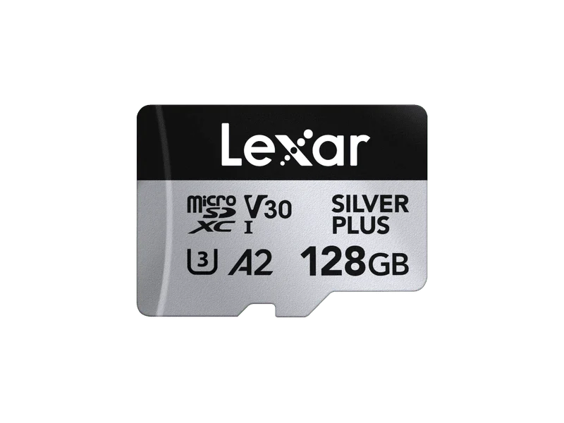 LEXAR Silver Plus microSD Card - 64/128/256GB