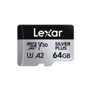 LEXAR Silver Plus microSD Card - 64/128/256GB