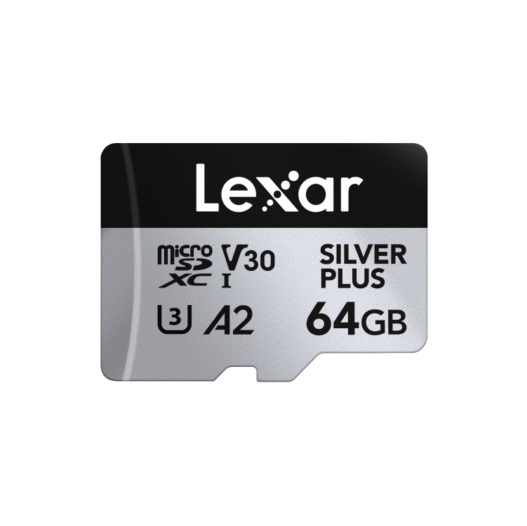 LEXAR Silver Plus microSD Card - 64/128/256GB