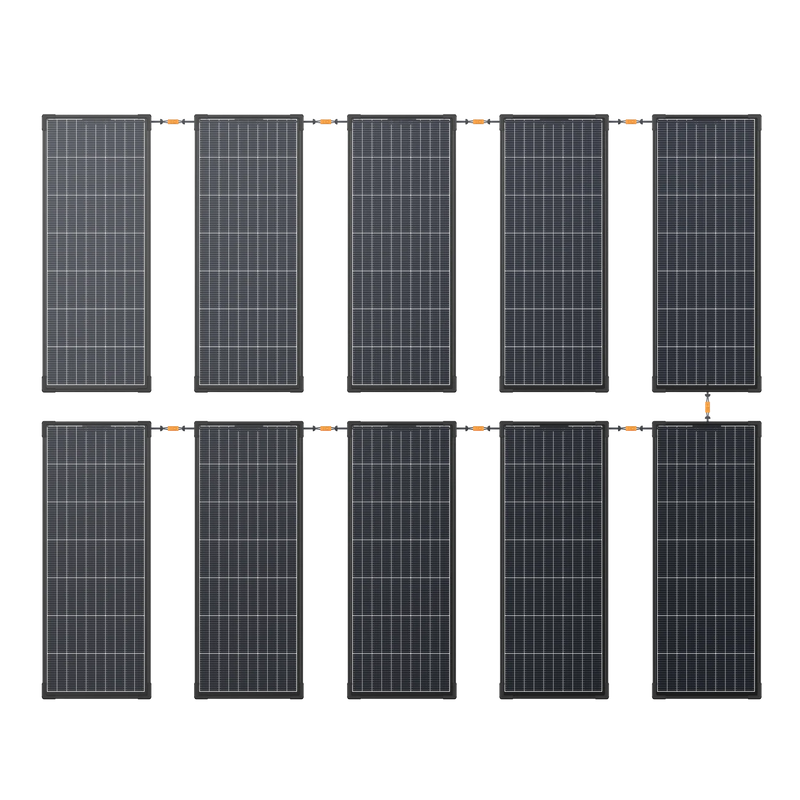 EcoFlow 130W RVMax Rigid Solar Panel (2 pieces)