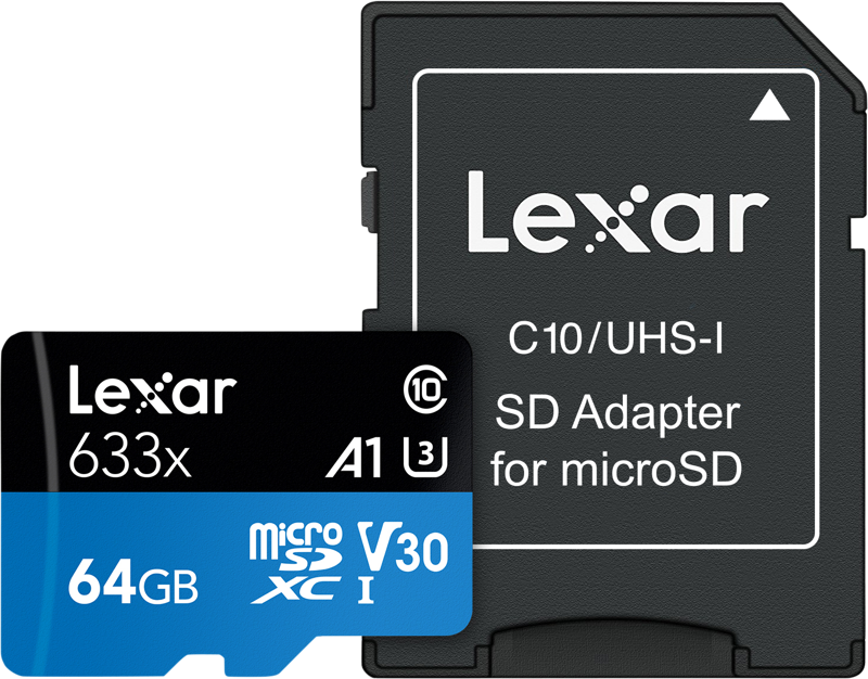 LEXAR microSD Card - 32/64/128/256GB U1-U3 V30